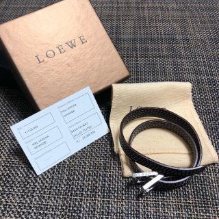 ロエベ(LOEWE)の【やむ様専用】ロエベ LOEWE レザーブレスレット 送料込み(ブレスレット/バングル)