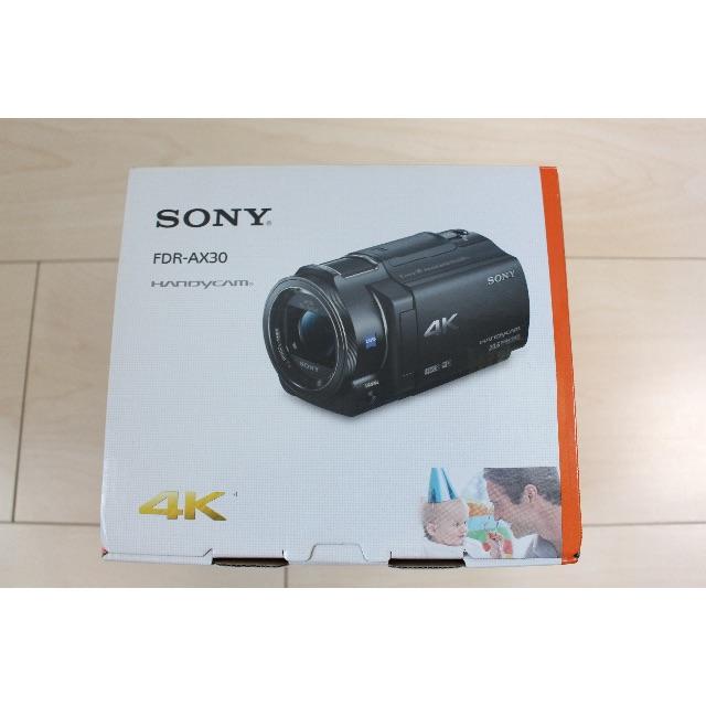 SONY - SONY 4Kビデオカメラ FDR-AX30 ブラック