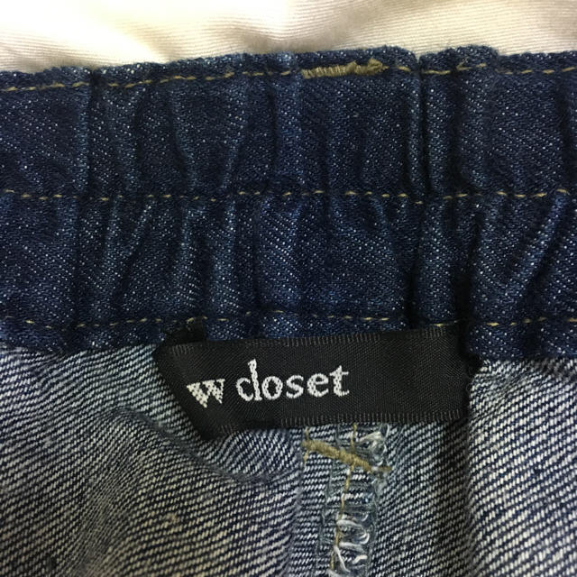 w closet(ダブルクローゼット)のお値下げしました！w closet デニム レディースのパンツ(デニム/ジーンズ)の商品写真