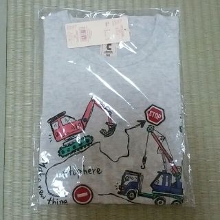 ショコラ(Chocola)のショコラ　CHOCOLA　働く車半袖Tシャツ　140センチ　未使用品(Tシャツ/カットソー)