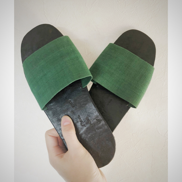 agnes b.(アニエスベー)のagnes b vintage slide sandals  レディースの靴/シューズ(サンダル)の商品写真