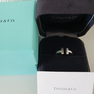 ティファニー(Tiffany & Co.)のtomoさま専用ティファニーティファニーTスクエアリング ホワイトゴールドリング(リング(指輪))