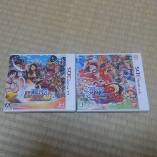 ニンテンドー3DS(ニンテンドー3DS)のワンピース　アンリミテッド　クルーズSP＆ワールドR　2本まとめて(家庭用ゲームソフト)