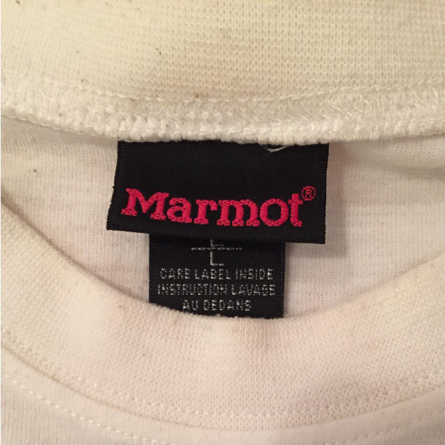 MARMOT(マーモット)のMarmot Tシャツ (ホワイト) メンズのトップス(Tシャツ/カットソー(半袖/袖なし))の商品写真