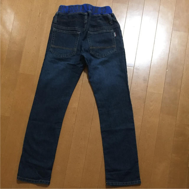 再値下げ  デニム キッズ140 ウエスト総ゴム キッズ/ベビー/マタニティのキッズ服男の子用(90cm~)(パンツ/スパッツ)の商品写真