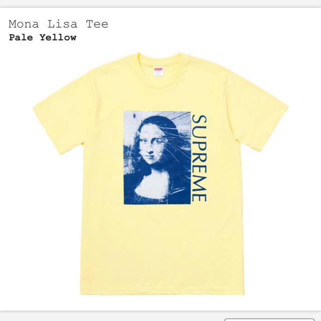 Lサイズ 黄色 Supreme MonaLisa Tee モナリザ サマー