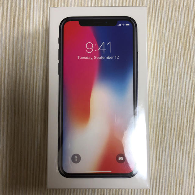国内在庫】 Apple - 【新品未開封】iPhone X 256GB Space Gray【SIM