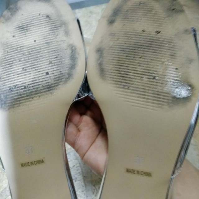 PLST(プラステ)のPLST シルバーサンダル レディースの靴/シューズ(サンダル)の商品写真
