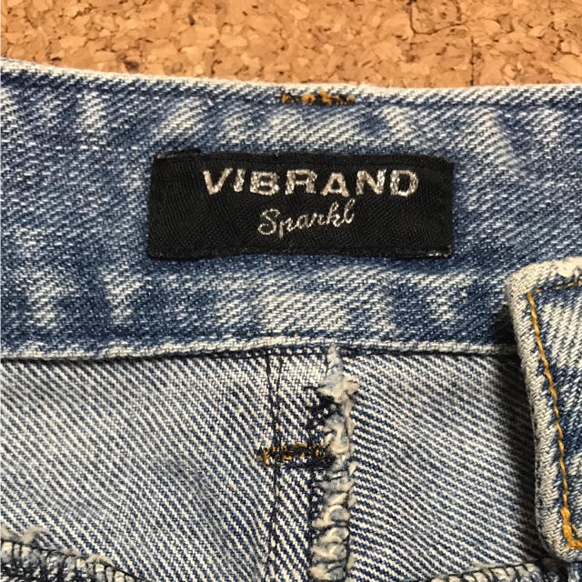 デニムハーフパンツ VIBRAND スパークル レディースのパンツ(ハーフパンツ)の商品写真