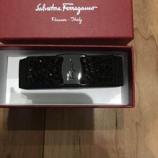 サルヴァトーレフェラガモ(Salvatore Ferragamo)のフェラガモ ビジュー付きバレッタ 新品(バレッタ/ヘアクリップ)