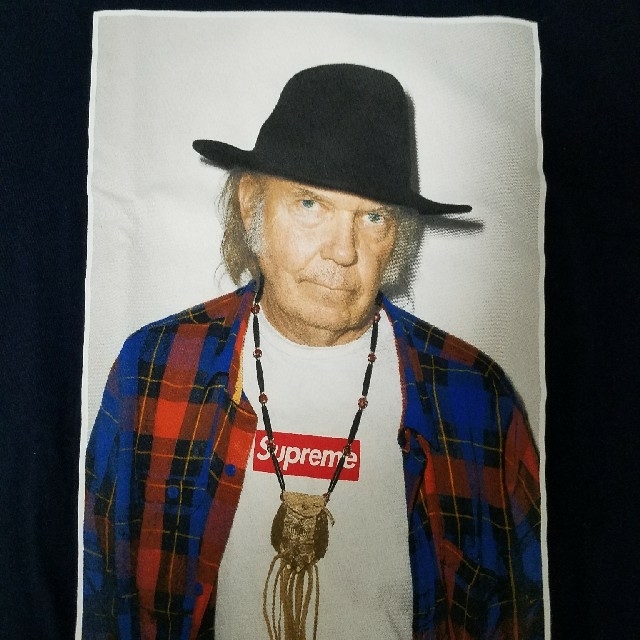 15ss シュプリーム Supreme 
Neil Young Tee 紺XL