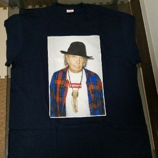 シュプリーム(Supreme)の15ss シュプリーム Supreme 
Neil Young Tee 紺XL
(Tシャツ/カットソー(半袖/袖なし))