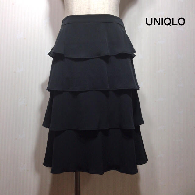 UNIQLO(ユニクロ)のUNIQLO 新品タグ付き シルクスカート レディースのスカート(ひざ丈スカート)の商品写真