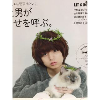 ヘイセイジャンプ(Hey! Say! JUMP)のHanako  no.1098  伊野尾慧 猫と男が幸せを呼ぶ(アイドルグッズ)