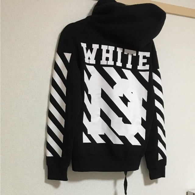 off-white/パーカー/黒/L | フリマアプリ ラクマ