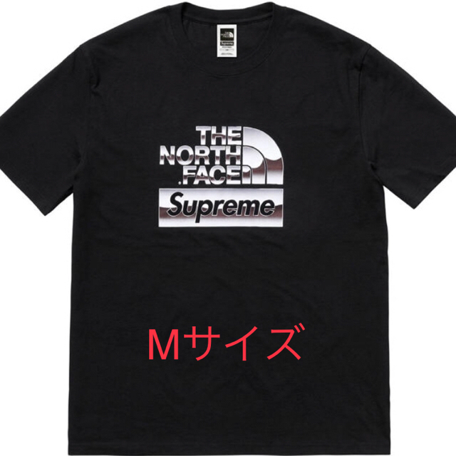 【高額売筋】 Supreme - supreme THENORTHFACE metallic logo tee Tシャツ(半袖/袖なし)