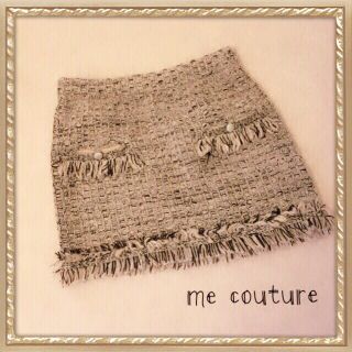 ミーアンドミークチュール(me & me couture)のme couture♡ツイードスカート(ミニスカート)