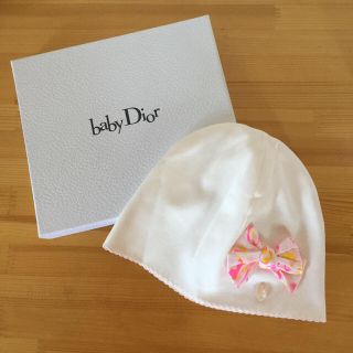 ベビーディオール(baby Dior)の【最終価格】ベビーディオール 帽子・袴ロンパース(帽子)