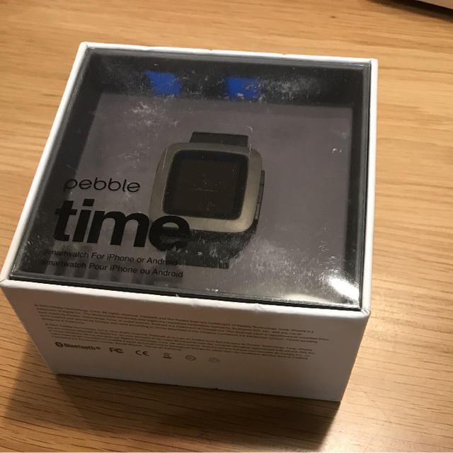 Apple - pebble time 新品 スマートウォッチ LINE通知可 日本語表示の ...