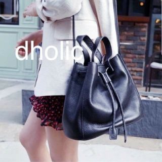 ディーホリック(dholic)の本革巾着bag(ショルダーバッグ)