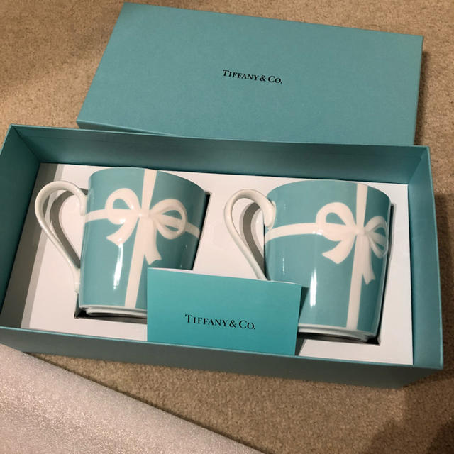 Tiffany Co ティファニー 引き出物 マグカップ ペアの通販 By Xxdaisyme S Shop ティファニーならラクマ