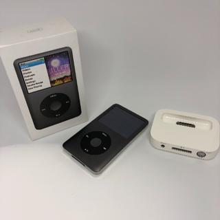 アップル(Apple)のApple iPod classic 160GB ブラック とDock(ポータブルプレーヤー)