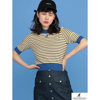 ジュエティ(jouetie)のjouetie × kangol バイカラー チビニット 新品未使用(ニット/セーター)