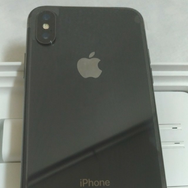 新品 SIMフリー iPhoneX 64GB スペースグレイ　元docomo