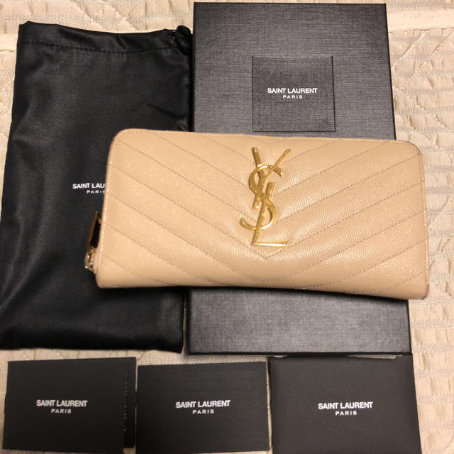 Saint Laurent(サンローラン)のサンローラン  ラウンドファスナー長財布 レディースのファッション小物(財布)の商品写真