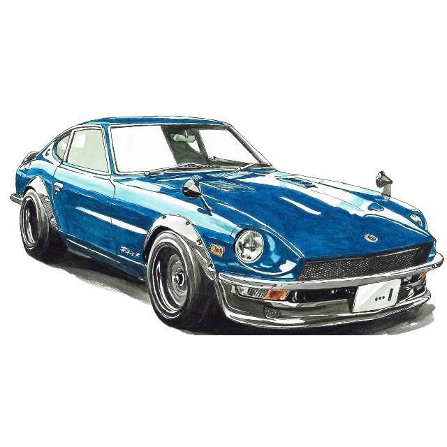 NC-511 432Z/240Z 限定版画 直筆サイン額装済●作家 平右ヱ門 3