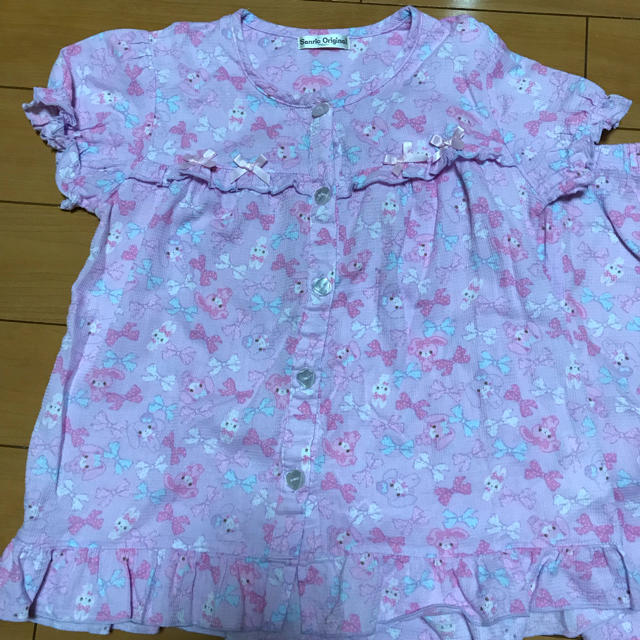 サンリオ(サンリオ)のぼんぼんりぼん パジャマ 130 キッズ/ベビー/マタニティのキッズ服女の子用(90cm~)(パジャマ)の商品写真