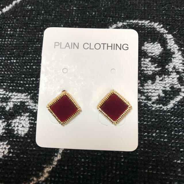 PLAIN CLOTHING(プレーンクロージング)のPLAIN CLOTHING★ダイヤビーズピアス/新品 レディースのアクセサリー(ピアス)の商品写真