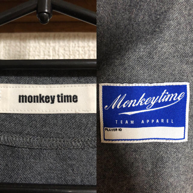 BEAUTY&YOUTH monkey time  フラノ ベースボール シャツ メンズのトップス(シャツ)の商品写真