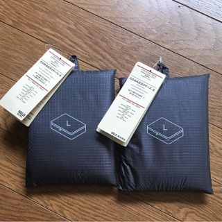 ムジルシリョウヒン(MUJI (無印良品))のmai様 新品 たためる仕分けケース 大 グレー 2個セット(旅行用品)