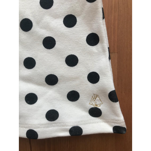 PETIT BATEAU(プチバトー)のmaricica様専用♡36m ストレッチコットンドットプリントワンピース キッズ/ベビー/マタニティのキッズ服女の子用(90cm~)(ワンピース)の商品写真