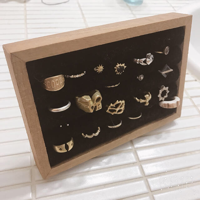 クロスデザインgoldリング レディースのアクセサリー(リング(指輪))の商品写真