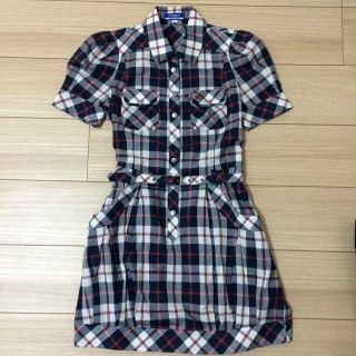 バーバリー(BURBERRY)の美品♡バーバリーブルーレーベルワンピース(ミニワンピース)