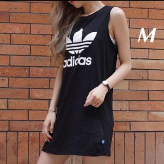 アディダス(adidas)の M♡adidas タンク ワンピース [TREFOIL TANK DRESS](タンクトップ)