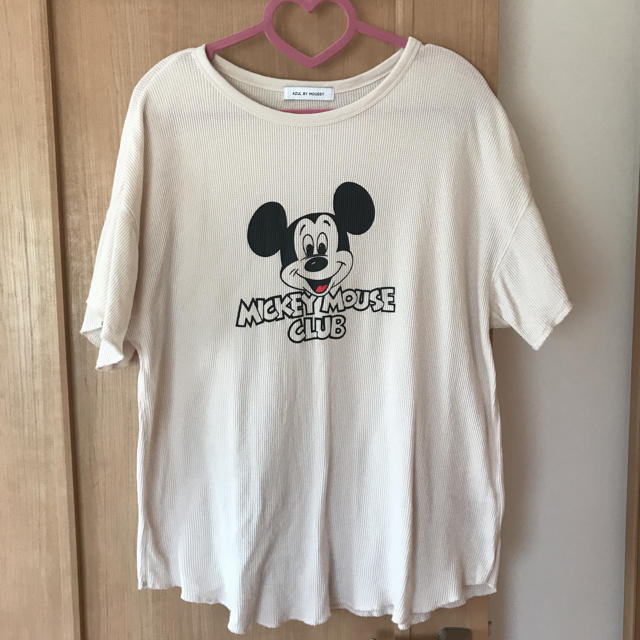 AZUL by moussy(アズールバイマウジー)のAZULbyMOUSSY ミッキーT レディースのトップス(Tシャツ(長袖/七分))の商品写真