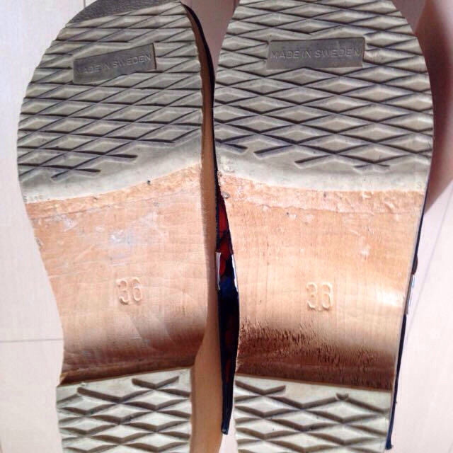 Adam et Rope'(アダムエロぺ)のレトロ柄が可愛いサンダル レディースの靴/シューズ(サンダル)の商品写真
