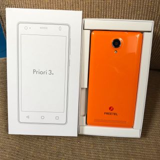 Priori3 LTE  FTJ152A ビビットオレンジ(スマートフォン本体)