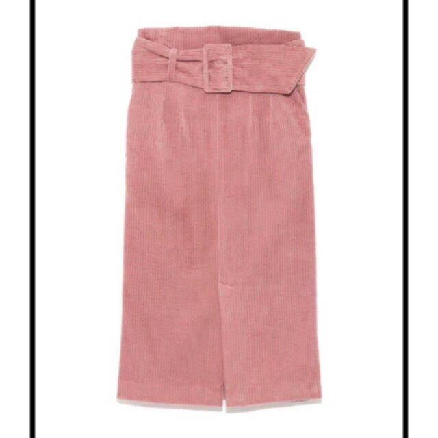 Lily Brown(リリーブラウン)のリリーブラウン  ハイウエストベルトスカート レディースのスカート(ひざ丈スカート)の商品写真