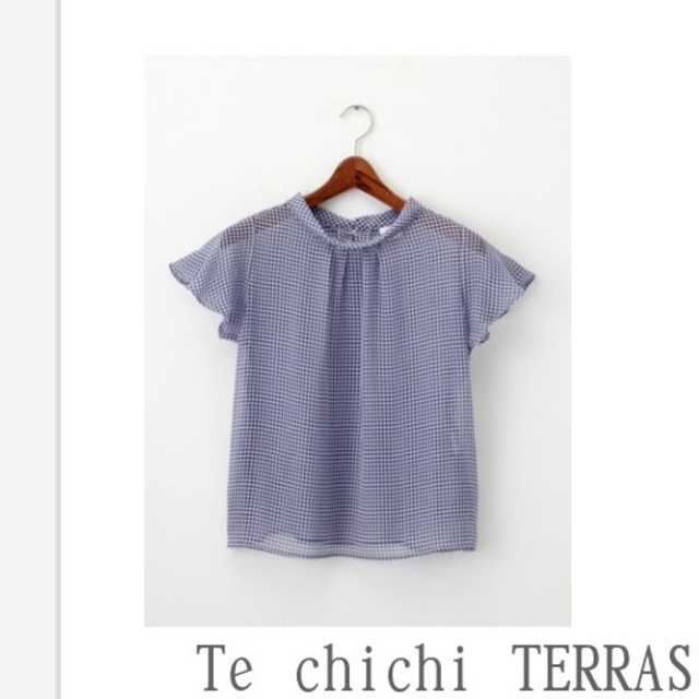 Techichi(テチチ)の【美品✨】ギンガムチェックブラウス レディースのトップス(シャツ/ブラウス(半袖/袖なし))の商品写真