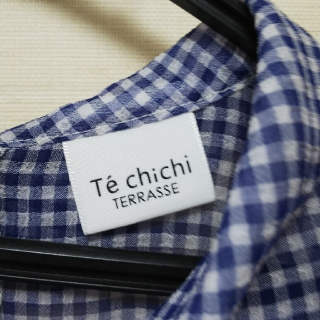 Techichi(テチチ)の【美品✨】ギンガムチェックブラウス レディースのトップス(シャツ/ブラウス(半袖/袖なし))の商品写真