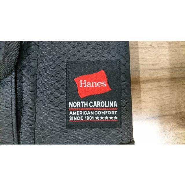 Hanes(ヘインズ)のHANES　へインズ　ショルダーバッグ　ブラック　未使用新品 メンズのバッグ(ショルダーバッグ)の商品写真