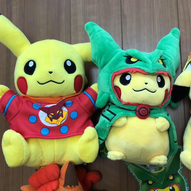 ポケモン ポケモンセンター ピカチュウ ぬいぐるみ セット 着ぐるみ レックウザ ロコンの通販 By オハナ S Shop ポケモンならラクマ