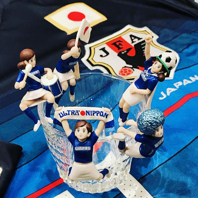 フチ子 サッカー エンタメ/ホビーのおもちゃ/ぬいぐるみ(キャラクターグッズ)の商品写真