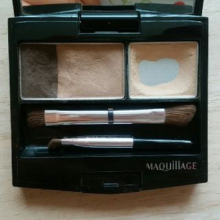 マキアージュ(MAQuillAGE)のブロー&シャドー コンパクト ダークブラウン(パウダーアイブロウ)