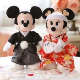 ディズニー(Disney)の値下げ中ミキミニ和装♡ウェディングドール(箱無し)(ウェルカムボード)