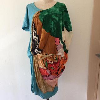 ツモリチサト(TSUMORI CHISATO)のツモリチサト デザインワンピース(ひざ丈ワンピース)